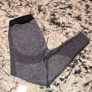 Gymshark Flex Leggings - Charcoal Marl/Black